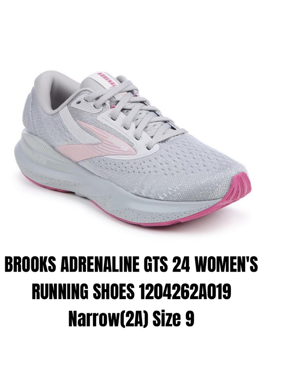 BROOKS ADRENALINE GTS 24 WOMEN'S RUNNING SHOES 1204262A019
Narrow(2A) Size 9